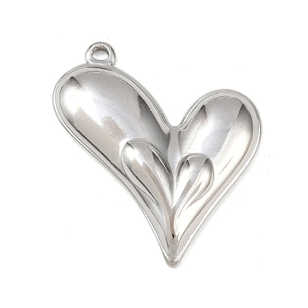 304 Stainless Steel Pendants STAS-C154-05B-P-1