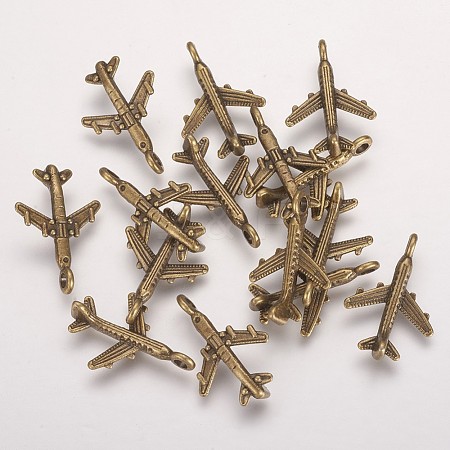 Tibetan Style Alloy Pendants TIBEB-A101638-AB-FF-1