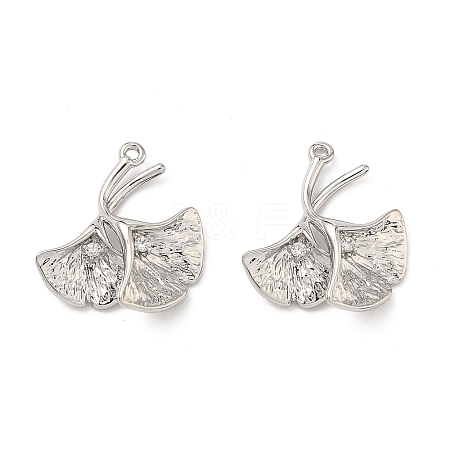 Brass Micro Pave Cubic Zirconia Pendants KK-L260-16P-1