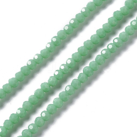 Faceted(32 Facets) Glass Beads Strands EGLA-J042-36A-06-1