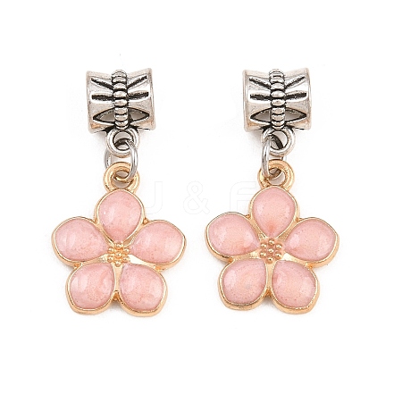 Alloy Enamel European Dangle Charms PALLOY-YW011-02-1