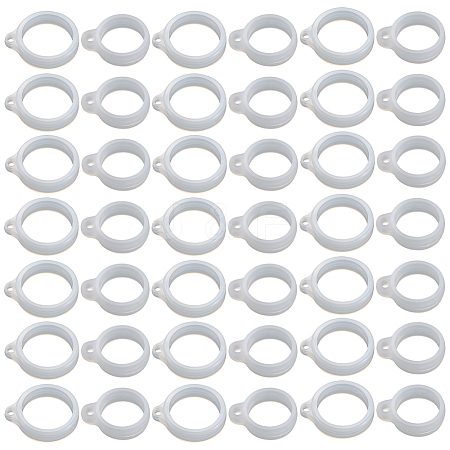 Gorgecraft 60Pcs 2 Style Silicone Pendant SIL-GF0001-43D-1