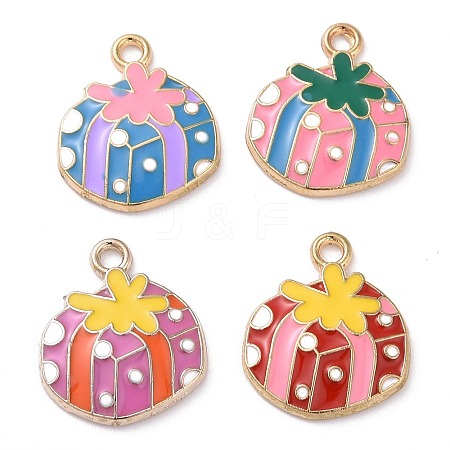 Alloy Enamel Pendants ENAM-A139-15G-1