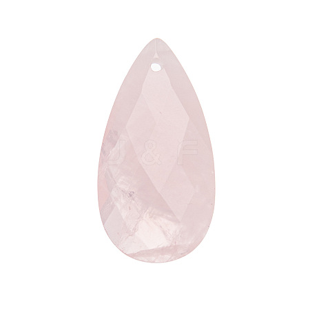 Natural Rose Quartz Pendants PW-WGD145F-06-1