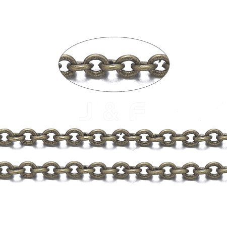 Brass Cable Chains X-CHC-034Y-AB-NF-1