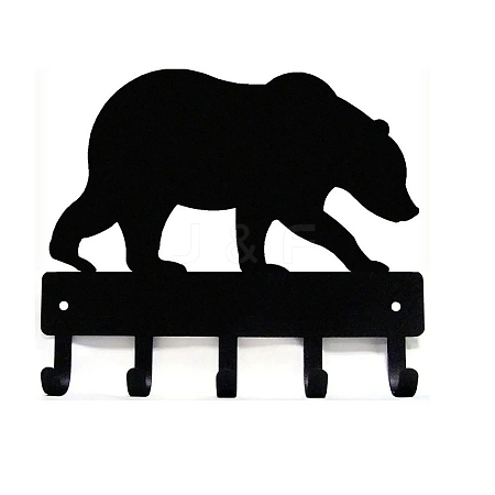 Walking Bear Iron Wall Decorations PW-WG4A6B8-01-1