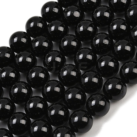 Natural Tourmaline Bead Strands G-H1603-12mm-1