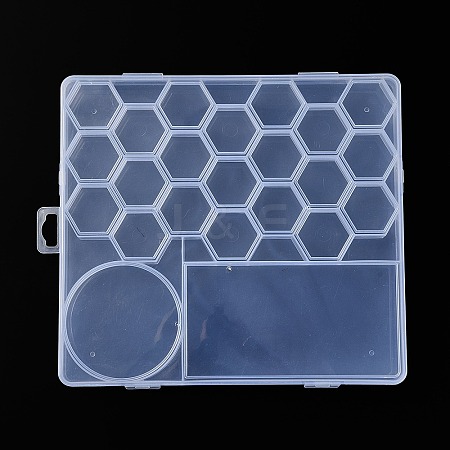 Rectangle Large Capacity Plastic Bead Containers AJEW-YWC0001-05-1