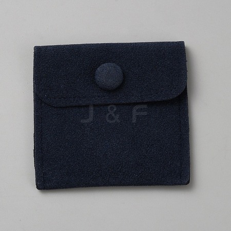 Square Velvet Jewelry Box with Snap Button CON-WH0088-77A-06-1