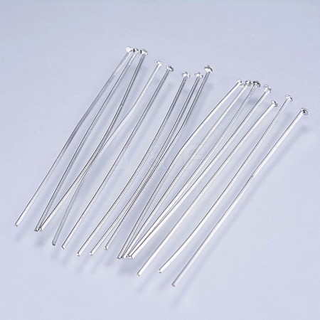 Tarnish Resistant 304 Stainless Steel Flat Head Pins STAS-F145-07P-0.6x40mm-1