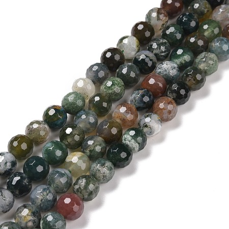 Natural Indian Agate Beads Strands G-E571-24B-1