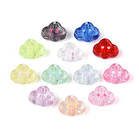 Transparent Acrylic Beads TACR-T030-15M-1