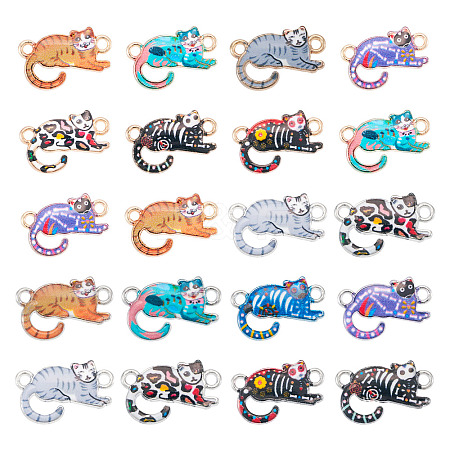 20Pcs 2 Colors Alloy Pendants FIND-TA0004-48-1