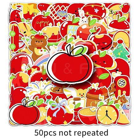 Apple PVC Stickers PW-WGB713E-01-1