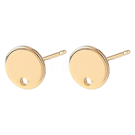 SHEGRACE Brass Stud Earring Findings XGRQ64450-856G-1