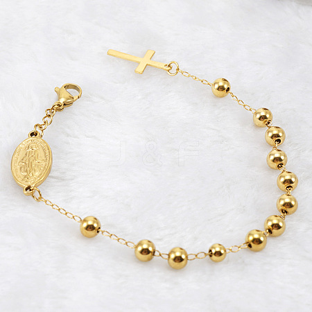 304 Stainless Steel Charm Bracelets FS-WG3B4AD-03-1