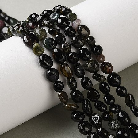 Natural Tourmaline Beads Strands G-C268-A02-6x8mm-1