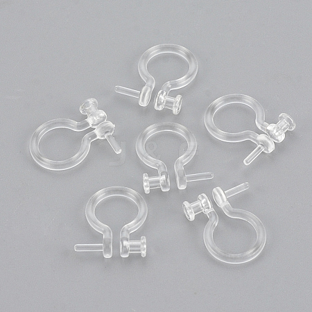 Plastic Clip-on Earring Findings KY-S155-05-1