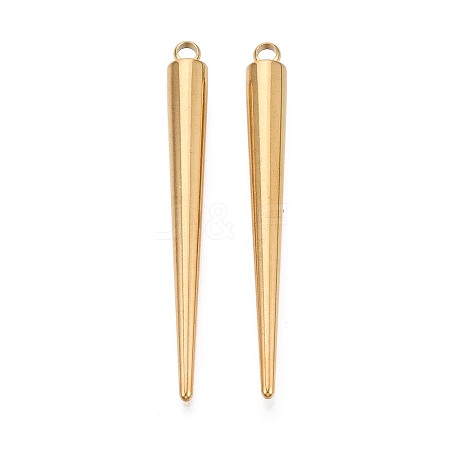 304 Stainless Steel Pendants STAS-T075-22D-G-1