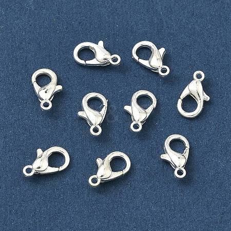 Zinc Alloy Lobster Claw Clasps X-PALLOY-R042-301-S-NF-1