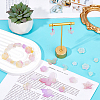 10Sets 200G Transparent Acrylic Frosted Beads FACR-HS0001-02B-5