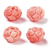 Synthetic Shell Dyed Carved Beads SHEL-H005-19-1