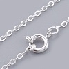 Silver Color Plated Brass Necklaces X-NJEW-SW028-28inch-S-2