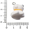 Flocky Resin Pendants FIND-S001-02D-3
