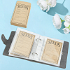 PU Leather Cover Loose Leaf Binder Photo Albums with Self-Adhesive Kraft Paper Seed Saving Envelopes AJEW-CY0001-84-7