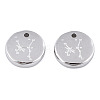 Non-Tarnish 316 Surgical Stainless Steel Charms STAS-S116-418G-P-2