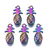 Rack Plating Rainbow Color Alloy Pendants PALLOY-S180-325-1
