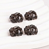 Natural Ice Obsidian Dragon Turtle Beads PW-WG59AD9-01-3