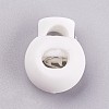 Plastic Iron Spring Cord Locks LS-X-FIND-WH0017-13-1