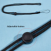 Gorgecraft Adjustable Polyester Electronic Cigarette Anti-Lost Necklace Lanyard AJEW-GF0006-16-4