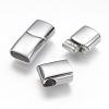 Tarnish Resistant 304 Stainless Steel Magnetic Clasps with Glue-in Ends STAS-G143-48P-3