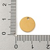 Ion Plating(IP) 304 Stainless Steel Pendants FIND-M017-02G-Q-3