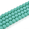 Opaque Glass Beads Strands X-GLAA-T032-P6mm-MD12-1
