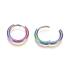 Ion Plating(IP) 304 Stainless Steel Huggie Hoop Earrings LS-EJEW-F111A-14mm-Y-3