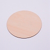 Eco-Friendly Board Cup Mat WOOD-WH0015-13-2