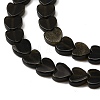 Heart Natural & Synthetic Mixed Gemstone Bead Strands G-L420-25-6mm-M-4