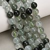 Natural Green Rutilated Quartz Beads Strands GG-CBAC678-A01-10mm-1