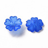 Transparent Frosted Acrylic Bead Caps MACR-S371-04A-751-2
