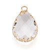 Transparent Glass Pendants KK-N283-02J-G-2