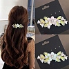 10Pcs UV Plating Iridescent Plastic Beads Caps FIND-YW0007-94A-6