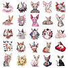 50Pcs Waterproof PVC Cat Stickers Set PW-WG45507-01-1