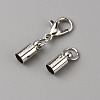 Brass Lobster Claw Clasps FIND-WH0044-78P-2