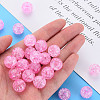 Transparent Crackle Acrylic Beads LS-MACR-S373-66B-N02-4