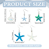 5 Pairs 304 Stainless Steel Dangle Earrings EJEW-PH01459-2