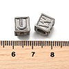 26Pcs 26 Styles 304 Stainless Steel Cube Beads STAS-V009-01P-3
