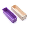 Rectangular Pine Wood Soap Molds Sets DIY-F057-04B-1